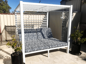 floral outdoor sun lounger cushions